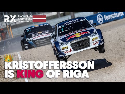 Kristoffersson Closes the Gap To Hansen At Epic Riga Rallycross | WorldRX 2021