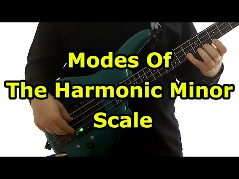 Harmonic Minor Modes For Bass Guitar
