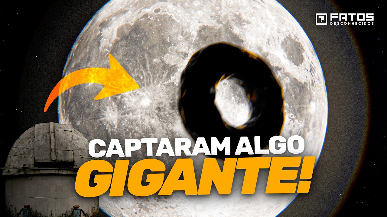 Tecnologia alienígena na LUA? Objetos gigantes captados intrigam astrônomos