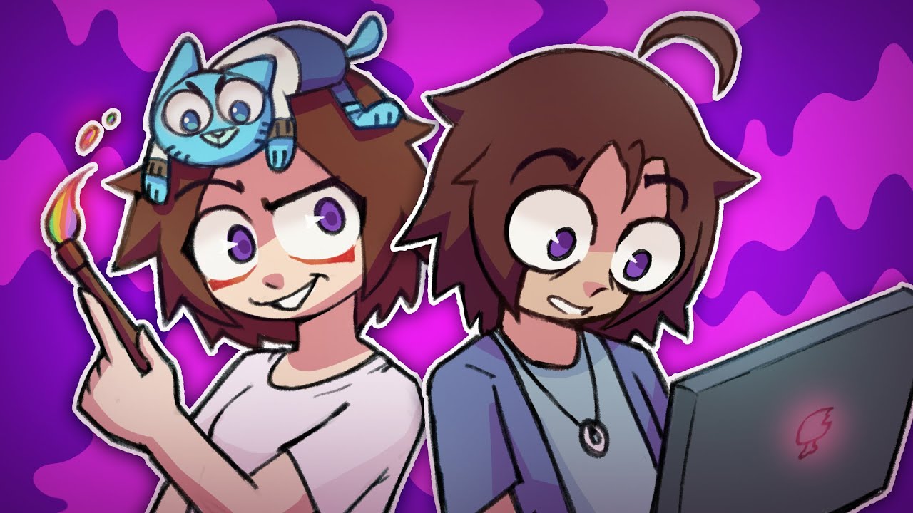 CRIEI um JOGO e minha AMIGA FEZ a ARTE