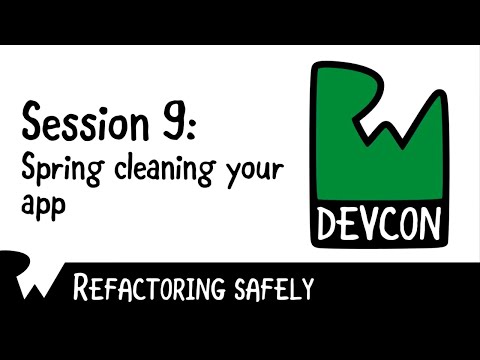 Spring Cleaning Your App Refactoring Safely RWDevCon Session Live Tutorial Conference