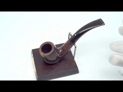 NEW! Dunhill Bruyere Group 2 Classic Half Bent Smoking Pipe With Stand From PIPELIST.COM