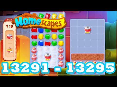 Homescapes Level 13291 - 13295 HD 3 - match puzzle Gameplay | android | IOS | 13292 | 13293 | 13294