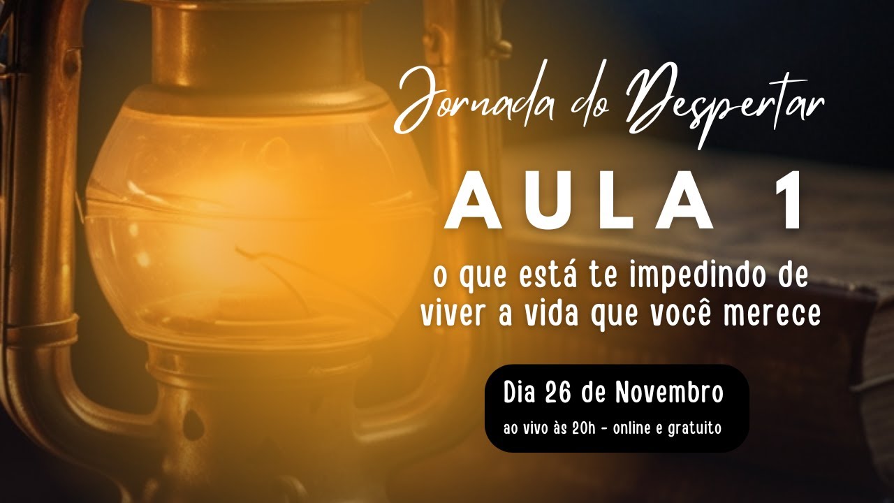 AULA 1 | Seu livre arbítrio foi sequestrado! Descubra o que te impede de viver a vida que merece