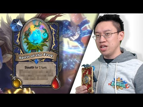 Trump's Rastakhan's Rumble Card Reveal - Spirit of the Frog! | Hearthstone