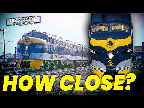 How Close did they get this Model Train to the Real Thing?