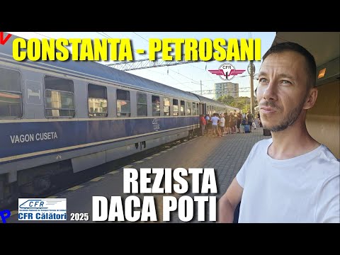 Constanta - Petrosani | An infernal journey with CFR in the middle of the summer season 2025