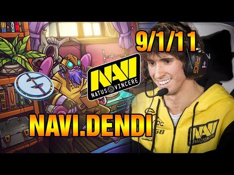 Dendi - Tinker Midlane (9/1/11) | Na`vi - EG | ESL One Genting 2018 - Group B