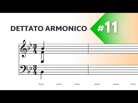 Dettato Armonico a 4 voci - Livello facile N°11