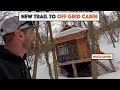 Cut New, Safer Traill In To Off Grid Cabin W/ Excavator! Finishing Drywall In Shop Bedrooms.