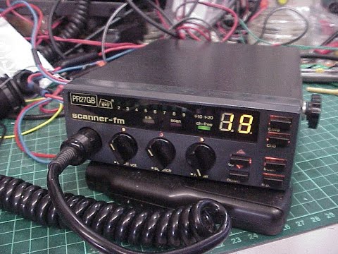 DNT Scanner 40 UK PR27GB CB radio (mobile) -Obverview & Service adjustments