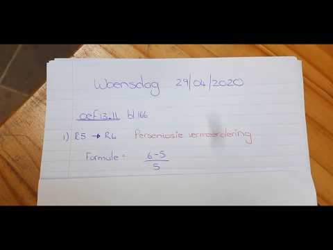 Wiskunde GRAAD 8: 29 April 2020 - periode  8 (2988)