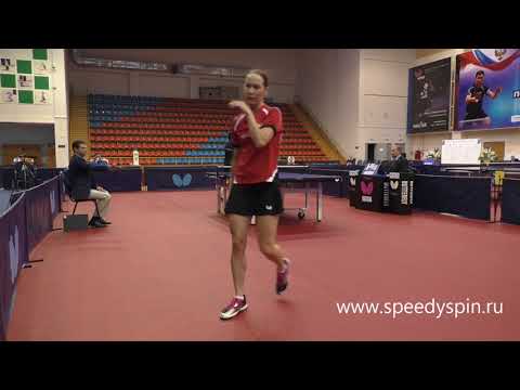 Mihailova-Zironova.1/4 Russian National table tennis championship 2018.FHD