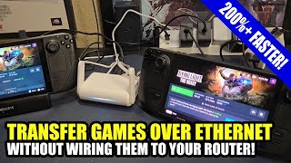 How to Connect Two Wi-Fi-Only Devices with Ethernet (Steam Deck LAN Transfer Trick)