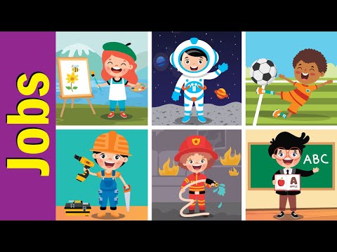 Jobs & Occupations Chant for Kindergarten Children | Fun Kids English