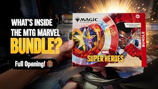 What’s INSIDE the MTG Marvel Super Heroes Bundle? Full Opening! 🎁