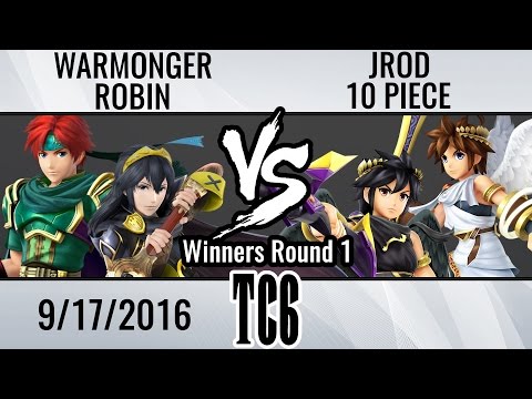 Warmonger & Robin vs Jrod & 10 Piece - TC6 Doubles - Super Smash Bros. Wii U