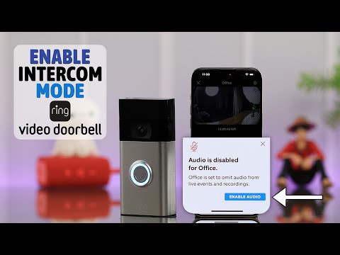 How to Talk Through Ring Video DoorBell! [Intercom Mode]