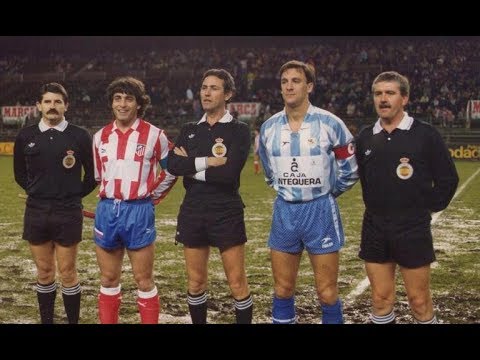 1989/90.- Atlético Madrid 2 Vs. CD Málaga 0 (Liga - Jª 22)