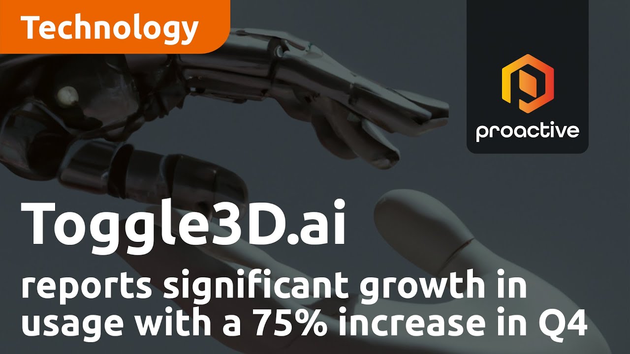 Toggle3D.ai reports significant growth in usage with a 75% increase in Q4