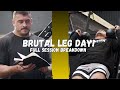 BRUTAL LEG DAY! My current leg session break down