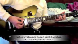 Video thumbnail for Schecter Ultracure Robert Smith Signature by Leopoldo Licari