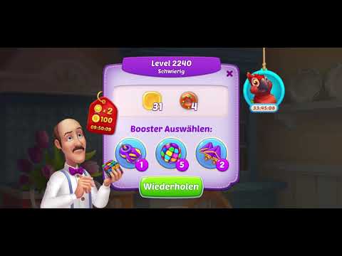 Homescapes Level 2239 - 2243 mehrere Versuche