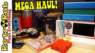 🕹️ Sweet Retro and Modern Video Game Haul! Nintendo Switch, PS Vita, C64 and More! 🕹️