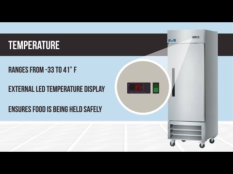 Arctic Air AR23 26.75" Single Section Reach-In Refrigerator