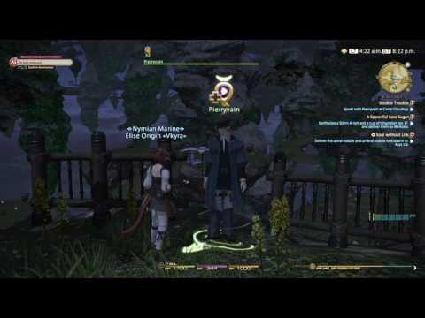 Final Fantasy XIV Disciple of the Hand Class Quest: [Lv 53 and Lv 55 Goldsmith]