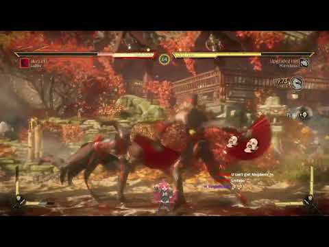 My kitana is kinda sweaty