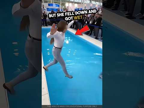 Unbelievable Shoes Made in Japan Let Her Walk on Water!