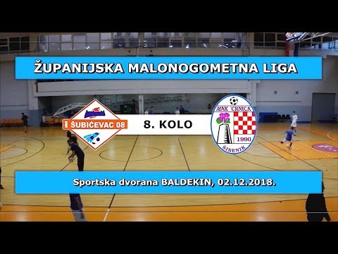 ŽMNL, 8. kolo: CRNICA II - ŠUBIĆEVAC 08 6:2, 02.12.2018.