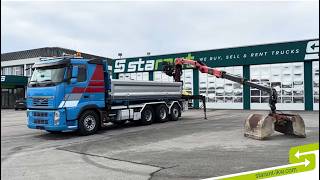 Wywrotka Volvo FH 500 8x4 Heckkran Epsilon Bordmatik Kipper / Holztransporter W | Obrazek 4 - Autoline