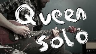 Sleeping on the Sidewalk - Queen/Brian May - Guitar Solo Cover
