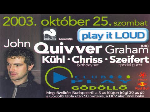 John Graham (Quivver) - Live @ Play Club, Gödöllő 25-10-2003
