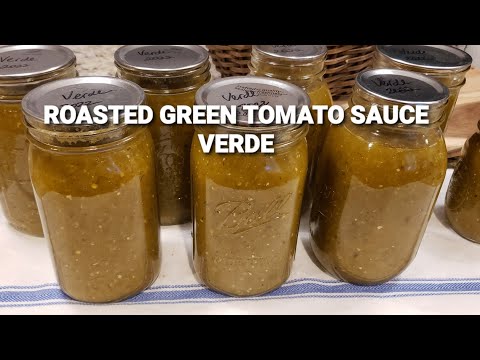 ROASTED GREEN TOMATO SAUCE VERDE