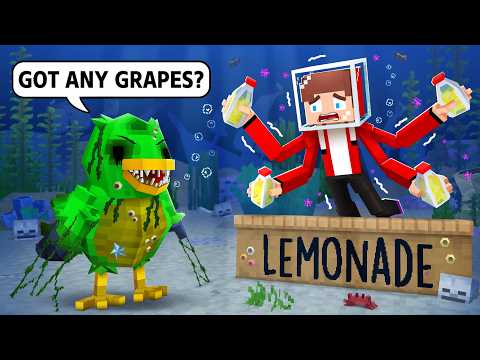 Mikey.EXE DUCK SONG was BURIED Under The Water - Maizen Minecraft Animation