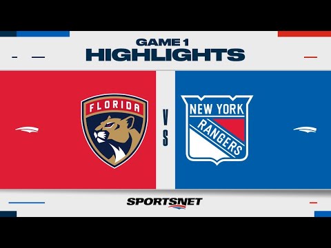 NHL Game 1 Highlights | Panthers vs. Rangers - May 22, 2024