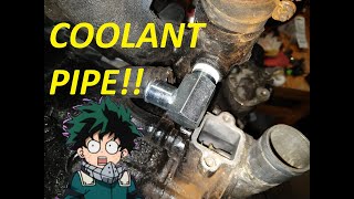DIY Coolant pipe On My Nissan Hardbody