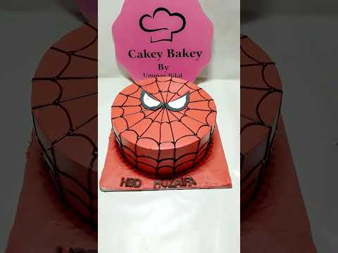 Happy birthday huzaifa #explorepage #explore #birtdaycake #huzaifa#spidemancake#spaider