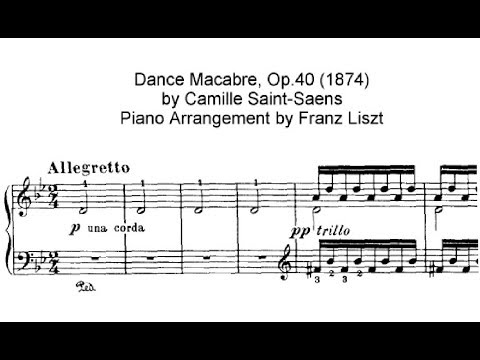 Horowitz plays Saint-Saëns/Liszt: Danse Macabre (1928)