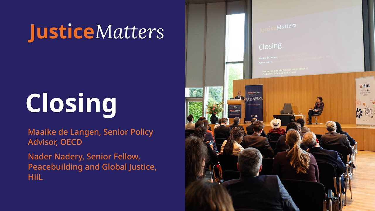 Justice Matters 2026 - Closing Ceremony