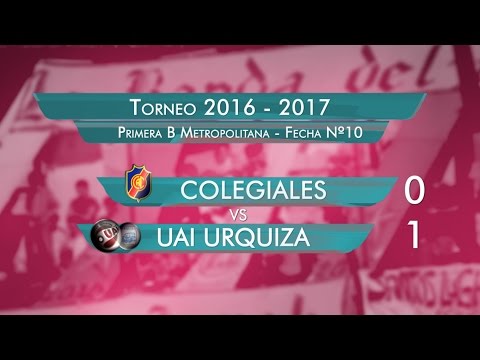 Resumen: Colegiales 0 - UAI Urquiza 1