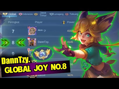 BUILD TERSAKIT TOP GLOBAL JOY NO. 8 DUNIA _ GAMEPLAY JOY MOBILE LEGENDS BY : DannTzy.