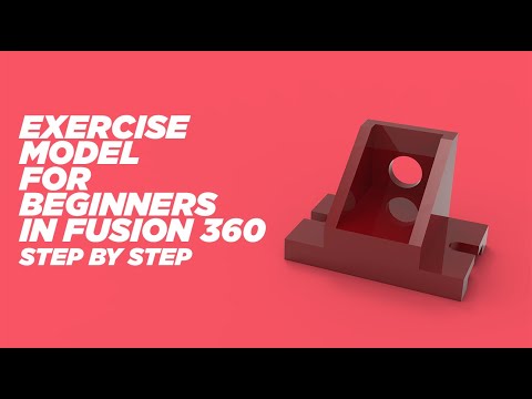 Exercise model for fusion 360 beginners|Step By Step process #fusion 360 for beginner