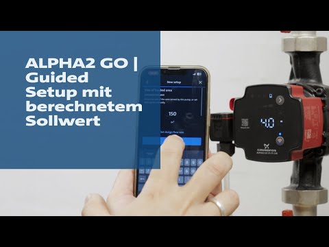 ALPHA2 GO | Guided Setup mit berechnetem Sollwert