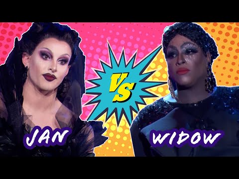 Widow Von'Du vs. Jan - The Chaka Khan Lip Sync!
