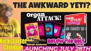 OrganATTACK: Below the Belt Edition - 1400 pRELAUNCHERS -  Kickstarter Critique Review
