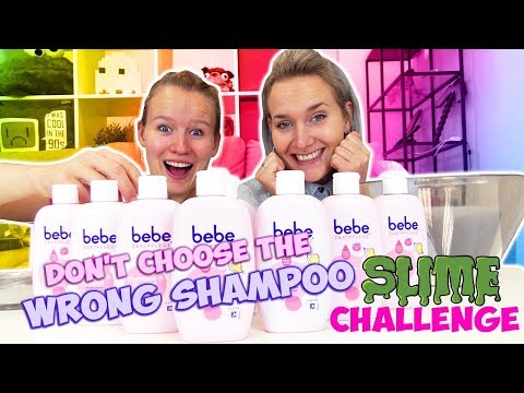 Don't Choose THE WRONG SHAMPOO SLIME CHALLENGE Nina Vs Kathi - Wer macht den besten DIY SCHLEIM?
